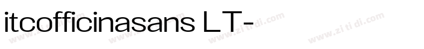 itcofficinasans LT字体转换
